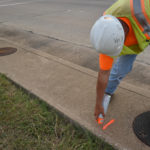 Orange Marking Paint
